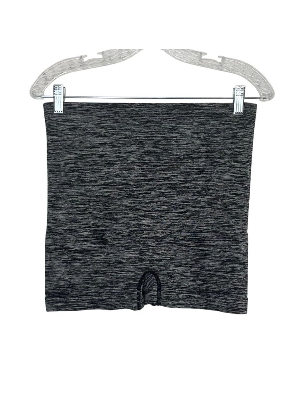 Compression Bootie Shorts Womens Large Black Heathered Activewear